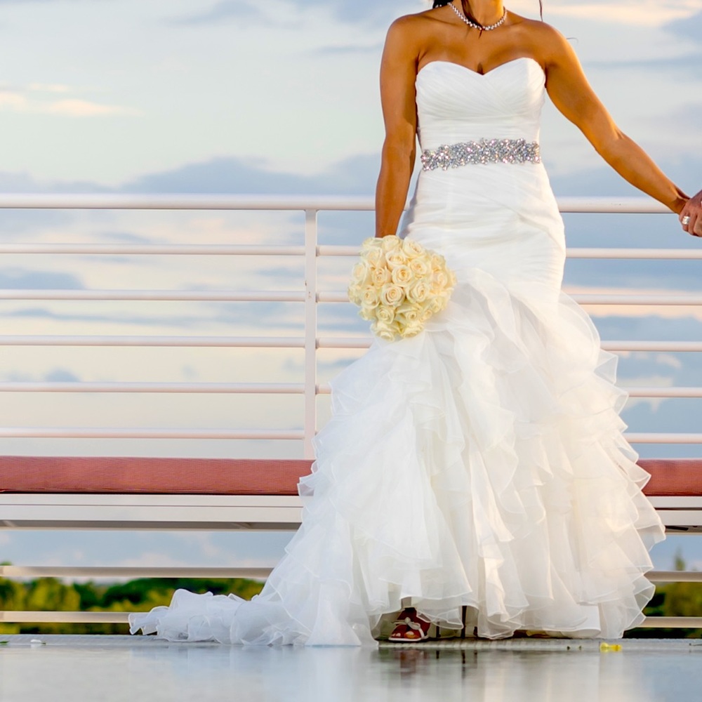 Gorgeous wedding dress, preserved, worn one time.